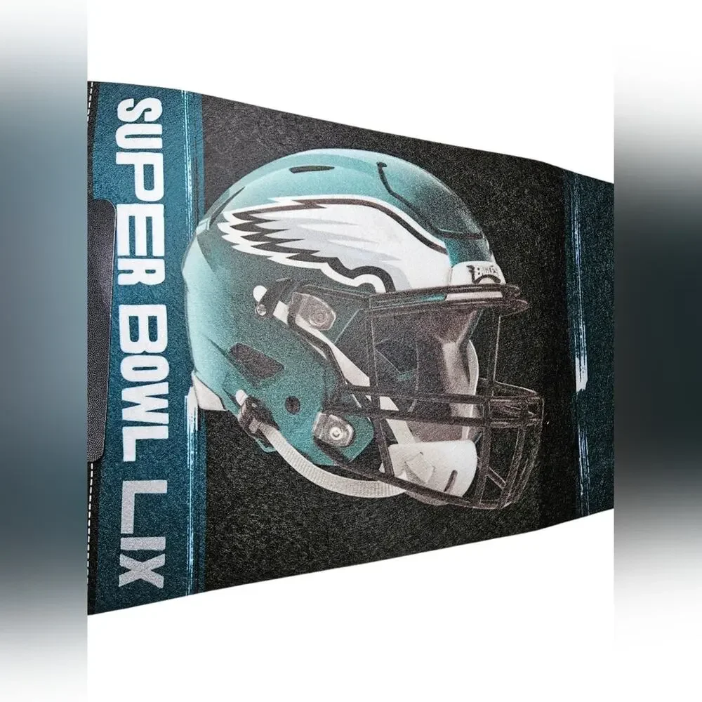 NWT Philadelphia Eagles NFL Super Bowl LIX Pennant, Never Used.
